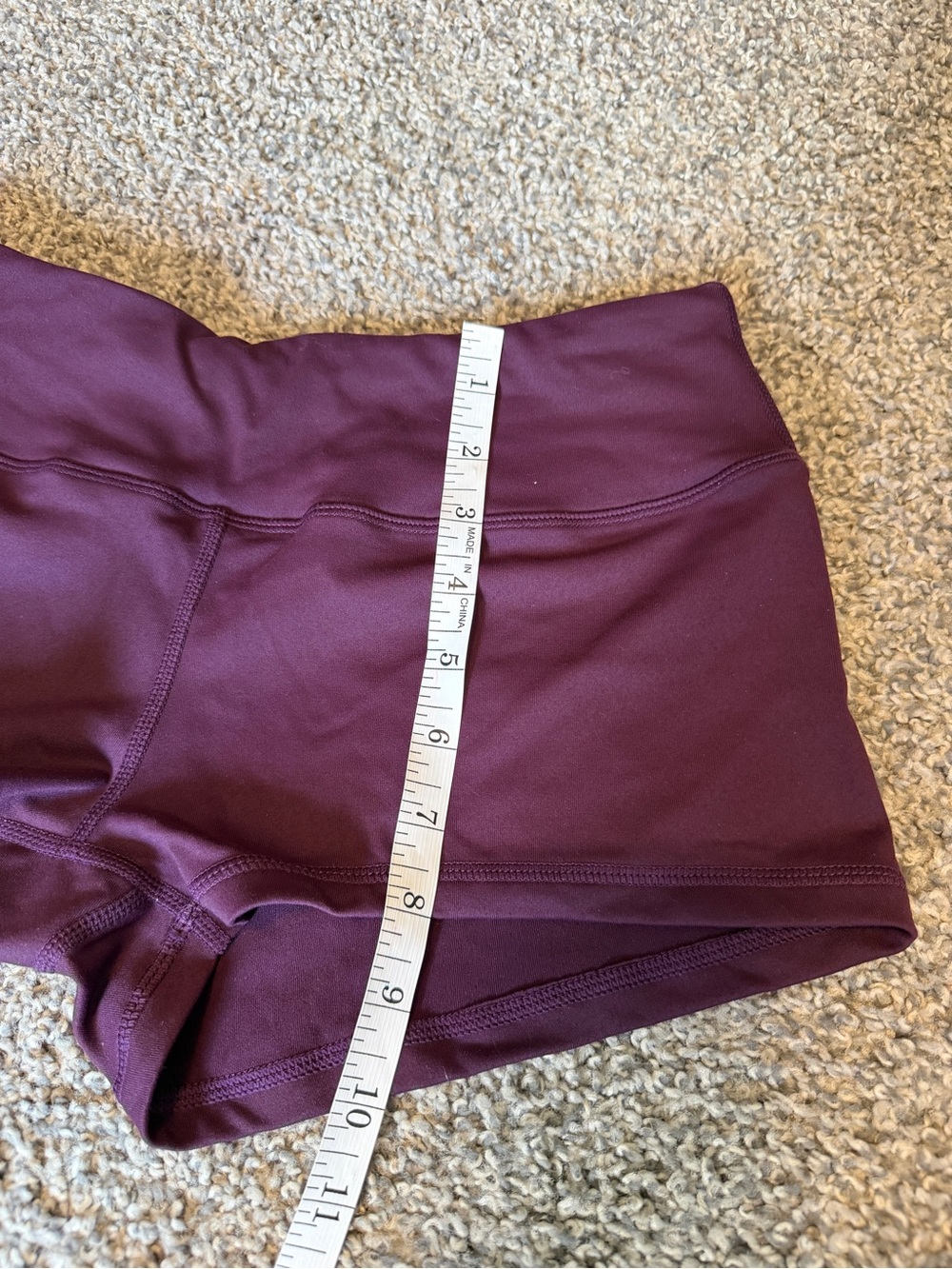 Hollow Rock Women's Deep Plum Athletic Shorts - Picture 10 of 13